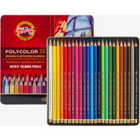 Koh-I-Noor : Polycolor : Artist Coloured Pencils 3824 : Set of 24