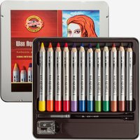 Koh-I-Noor : Wax Watercolour Pencils : Tin Set of 12