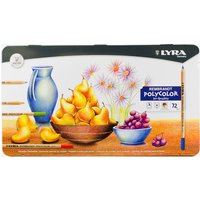 Lyra : Rembrandt Polycolor Coloured Pencil Set : Metal Box 72 pcs