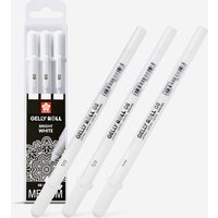 Sakura : Gelly Roll Pen : Basic Set : Bright White Gel Pens : Medium : Set of 3