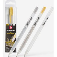 Sakura : Gelly Roll Pen : The Favourites : Gold/Silver/White : Set of 3