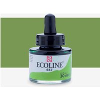 Royal Talens : Ecoline : Liquid Watercolour Ink : 30ml : Bronze Green