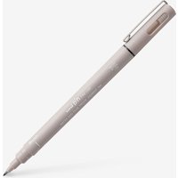 Uni : Pin Waterproof Lightfast Drawing Pen : Light Grey : Brush