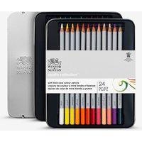 Winsor & Newton : Studio Collection : Soft Core Coloured Pencil : Set of 24