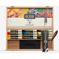 Sennelier : Artist's Oil Stick : Wooden Box : 38ml : Set of 12