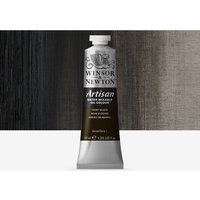 Winsor & Newton : Artisan : Water Mixable Oil Paint : 37ml : Ivory Black