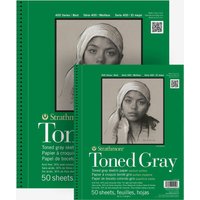 Strathmore : 400 Series : Toned Grey : Sketch Paper : Pads : Wire Bound