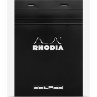 Rhodia : No.16 Basics Dot Pad : Black Cover : 80 Sheets : A5