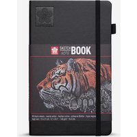 Sakura : Sketch Note Book : Hard Back : Portait : 140gsm : 80 Sheets : 13x21cm (Apx.5x8in) : Soft White Pages