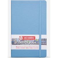Royal Talens : Art Creation : Hardback Sketchbook : 140gsm : 80 Sheets : 13x21cm (Apx.5x8in) : Lake Blue