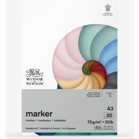 Winsor & Newton : ProMarker Bleedproof Paper Pad : 75gsm : 50 Sheets : Smooth : A3