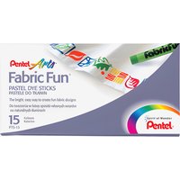 Pentel : Fabricfun Pastel Dye Sticks pack of 15