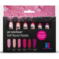 Art Spectrum : Soft Pastel : Set of 6 : Red Wine 'n' Roses