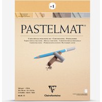 Clairefontaine : No.1 : Pastelmat Pad : 360gsm : 30x40cm (Apx.12x16in) : 12 Sheets : Assorted