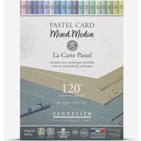 Sennelier : Pastel Card : Mixed Media Pad : 18x24cm : 12 Sheets : Shades of Grey