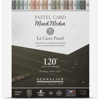 Sennelier : Pastel Card : Mixed Media Pad : 24x30cm : 12 Sheets : Charcoal