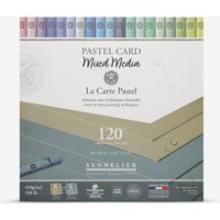 Sennelier : Pastel Card : Mixed Media Pad : 30x30cm : 12 Sheets : Shades of Grey