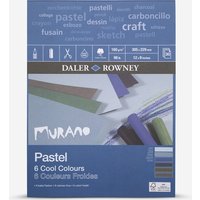 Daler-Rowney : Murano : Pastel Pad : 9x12in (Apx.23x30cm) : Cool Colours
