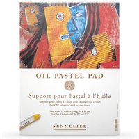Sennelier : Oil Pastel Pad : Glassine Interleave : 340gsm : 12 Sheets : 24x32cm (Apx.9x13in)