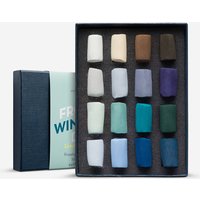 Unison Colour : Soft Pastel : Set of 16 Half Sticks : Frosty Winter's Day : Limited Edition