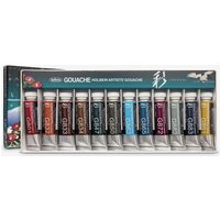 Holbein : Artists : Gouache Paint :15ml : Irodori (Starter) Set of 12 : Winter