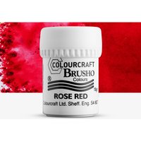Brusho : Crystal Colours : Powder Paint : 15g : Rose Red