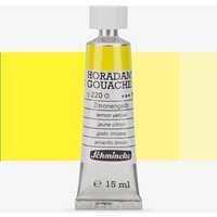 Schmincke : Horadam Gouache Paint : 15ml : Lemon Yellow