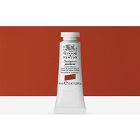 Winsor & Newton : Designer Gouache Paint : 14ml : Burnt Sienna