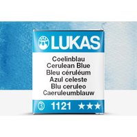 Lukas : 1862 : Watercolour Paint : Half Pan : Cerulean Blue