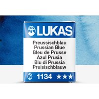 Lukas : 1862 : Watercolour Paint : Half Pan : Prussian Blue