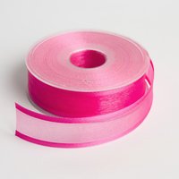 Organza Ribbon : 25mm : Cerise