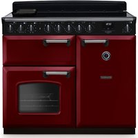 Rangemaster CLDL100EIPBOR/CM1 Classic Deluxe Bordeaux & Chrome 100cm Induction Range Cooker