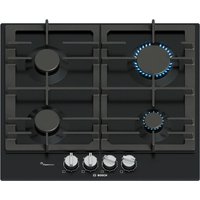 Bosch PCP6A6I90 Series 6 60cm Black Gas Hob