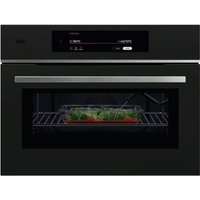 AEG TK9NK821T 9000 Series ProAssist Black Microwave & Built In Oven