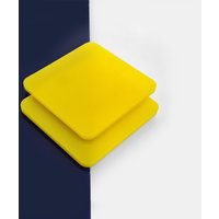 100% Recycled Yellow Greencast Acrylic Sheet (Gloss Finish) - 3.0 mm - Yellow - Cut to Size - Greencast