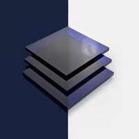 Blue Translucent Tinted Acrylic Sheet - 5.0 mm - Blue - Cut to Size Cut Plastic Sheeting
