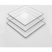 Clear Scratch Resistant Polycarbonate Sheet - 6.0 mm - Clear - Cut to Size Cut Plastic Sheeting