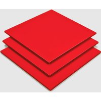 Red PVC Sheet - 2.5mm - Cut to Size - Red - Gloss Finish - Cut Plastic Sheeting