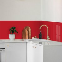 Juicy Red AluSplash Splashback - 800mm x 600mm - Standard Size
