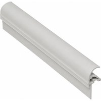 Exitex Capped PVC Snap Down End 10-25mm | 3000mm - White