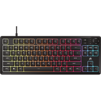 Cybertek Réduction de 20% sur le clavier Corsair K55 Core TKL RGB noir
