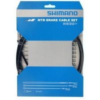 Image of Shimano Mtb Brake Cable Set With Stainless Steel Inner Wire Black