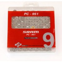 Image of Sram Pc951 9spd Bike Chain Grey (114 Links)