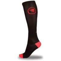 Image of Endura Black Compression Socks (twin Pack)