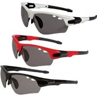 Image of Endura Char Photochromic Sunglasses With Clear Spare Lens Red