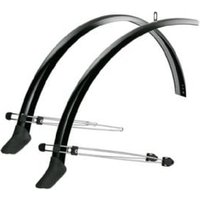 Image of Sks Commuter 26 Inch Mudguard Set With Spoiler 26 60mm - Silver"