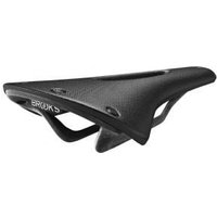Image of Brooks C13 Cambium Carved All-weather Saddle 158mm - Black