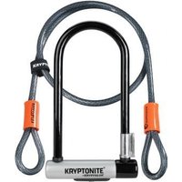 Image of Kryptonite Kryptolok Standard U-lock With 4 Foot Kryptoflex Cable Sold Secure Gold