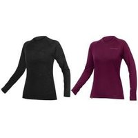 Image of Endura Baabaa Blend Womens Long Sleeve Baselayer X-Small - Aubergine