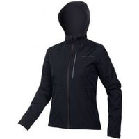 Image of Endura Womens Hummvee Waterproof Hooded Jacket Black